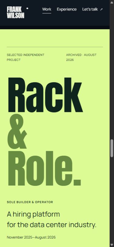 Phone Rack and Role project composition