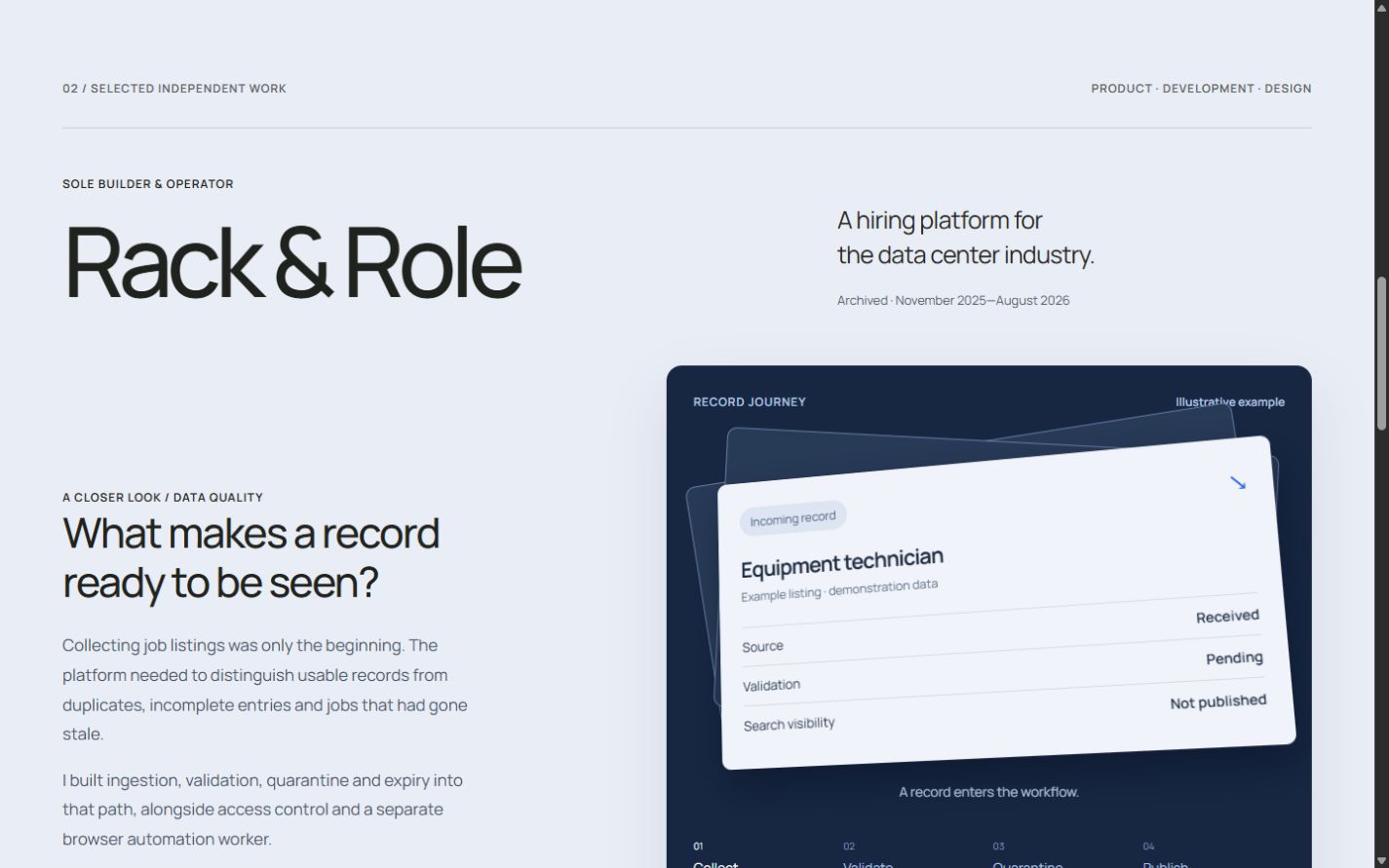 Rack and Role project introduction